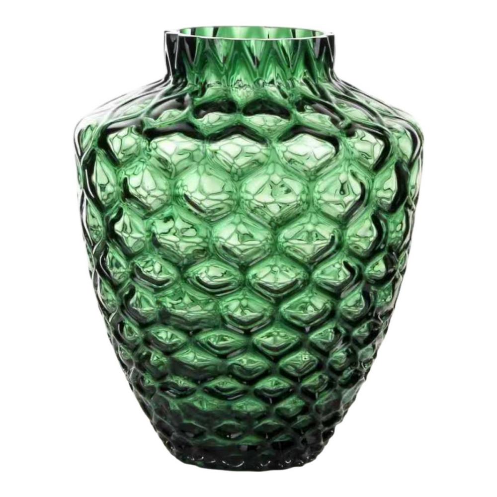 Váza Duncan Solid zelená Ø 24,5 x 30cm