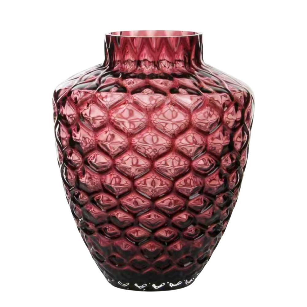 Váza Duncan Solid fialová Ø 21 x 26cm