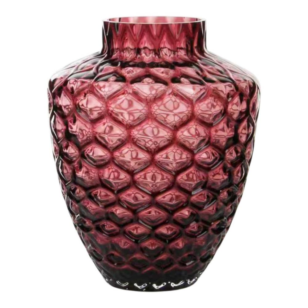 Váza Duncan Solid fialová Ø 24,5 x 30cm