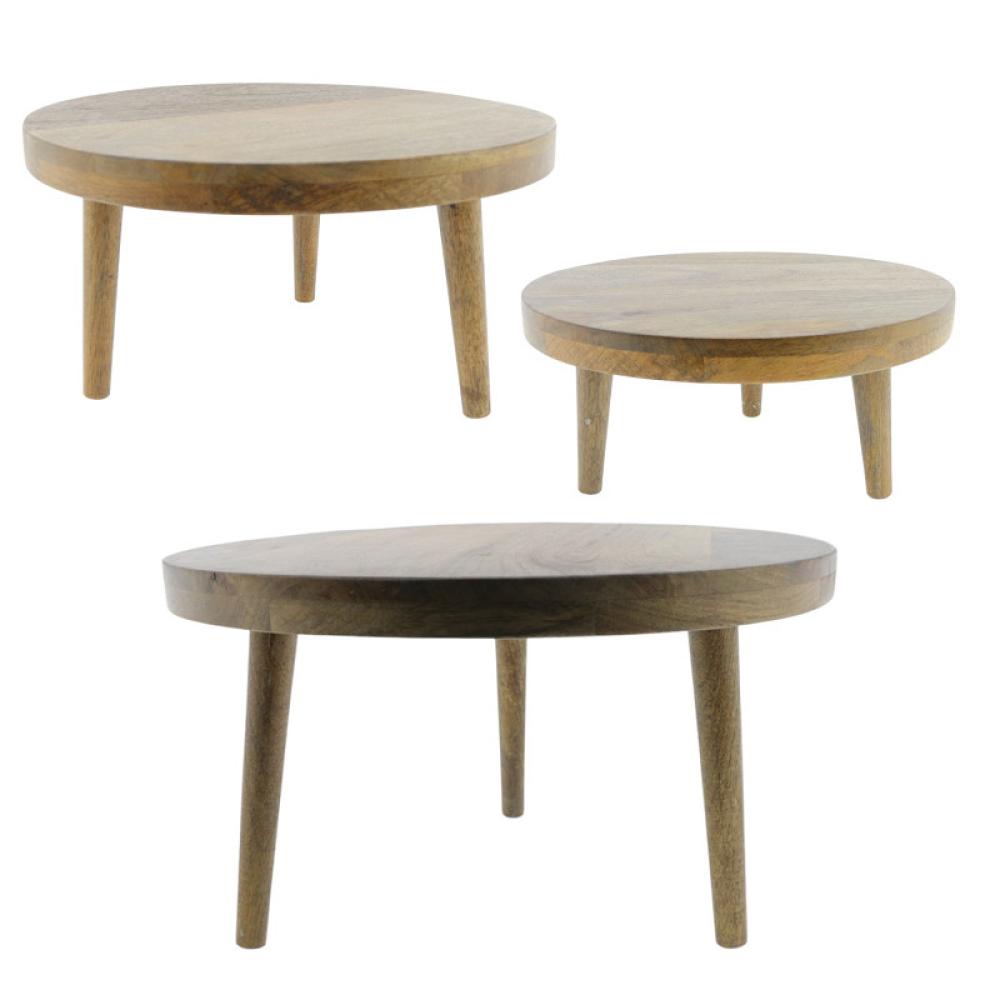 Set tří dekorativních stolků Banha