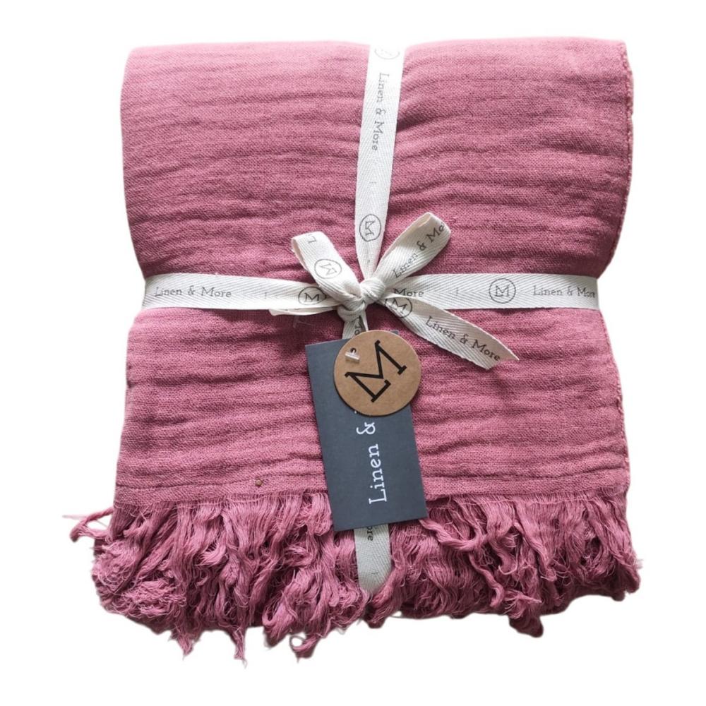 Pléd Muslin mauve 140x200cm