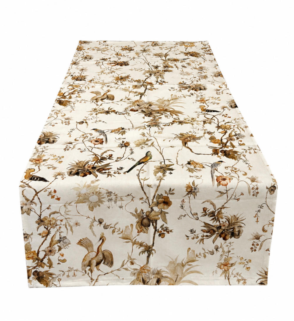 Stolní běhoun Flower Cream 50x150cm