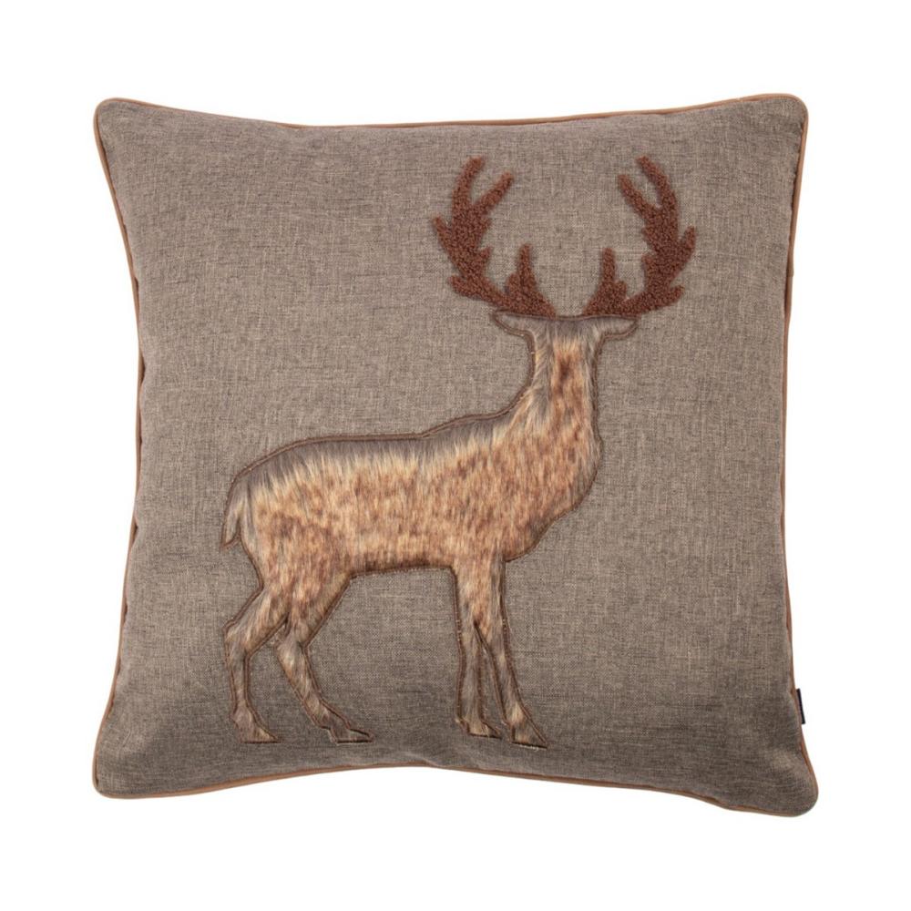 Polštář Deer hnědý 45x45cm Polštář Deer hnědý 45x45cm