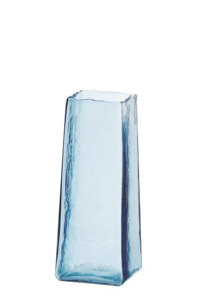 Váza Iduna skleněná modrá malá 