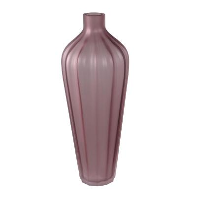 Skleněná váza Aleiya světle růžová velká